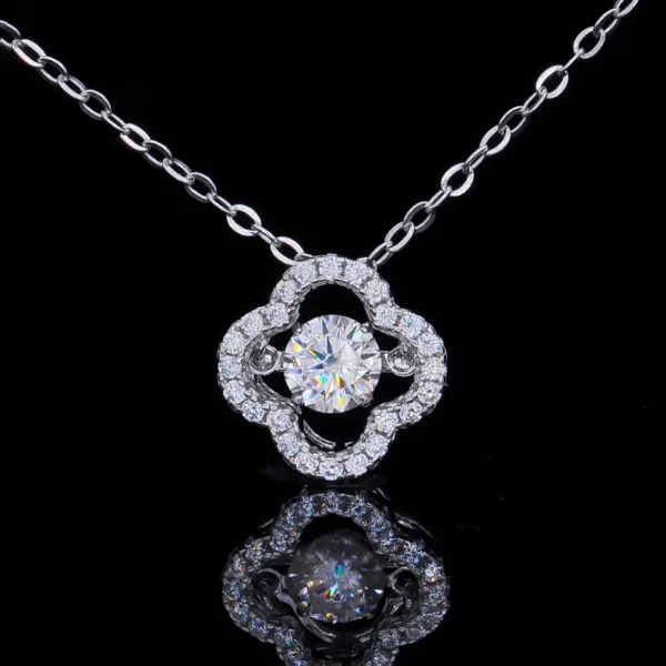 moissanite diamond necklace